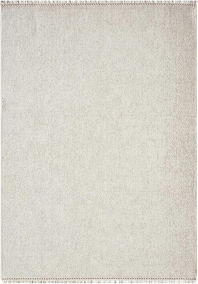 LUXE WEAVERS Stella Collection 246 Cream 8x10 Modern Abstract Area Rug