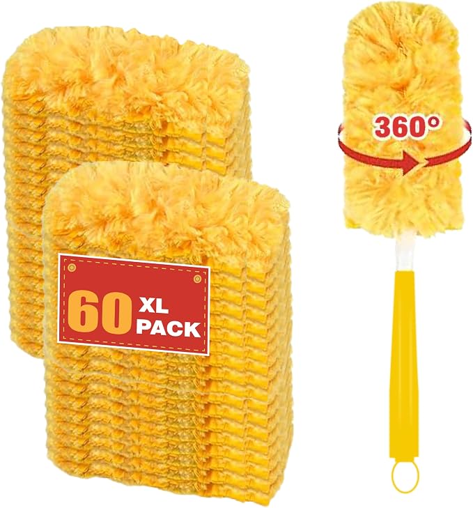 Heavy Duty Duster Refills, Unscented Disposable Dusters Kit by TAIIYAA
