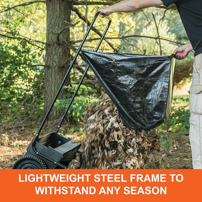 Agri-Fab 45-0218 " 26" Push Behind Lawn Sweeper, 7 cu. ft Hopper Bag Capacity; - Image 4
