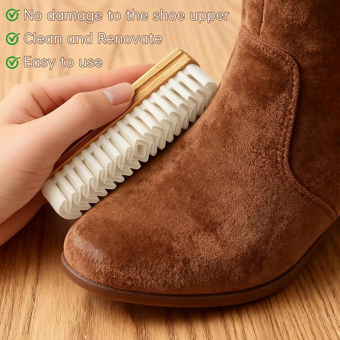Suede Shoe Brush and Eraser Set, 2025 New Suede Cleaning Brush - Image 6