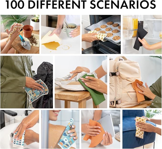 SUPERSCANDI 5 Pack Swedish Dishcloths - Image 7