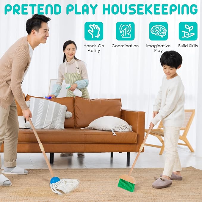 Kids Cleaning Set, Cleaning Toys Gift - Image 3