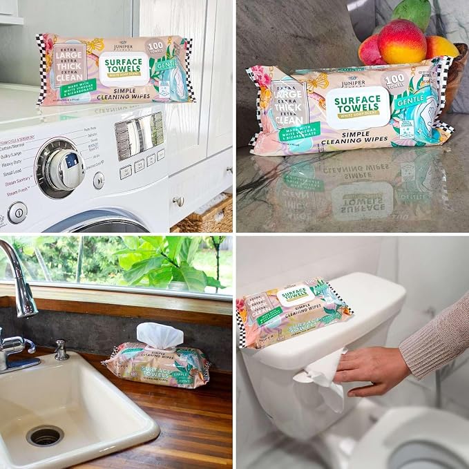 Single Surface Cleaning Wipes, Thick & Large Dispose, All-Purpose Cleaner - Image 4