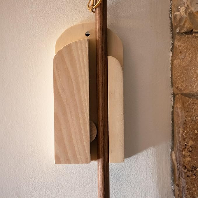 Lehman's Amish Handcrafted Broom Holder, Wall-Mount Wooden Storage Solution - Image 7