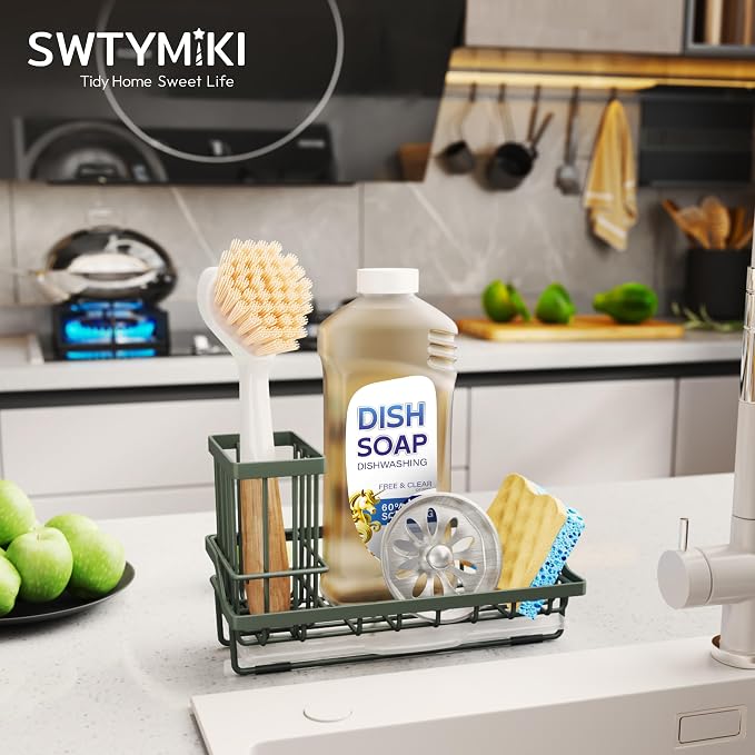 SWTYMIKI Sink Caddy Sponge Holder - Image 5