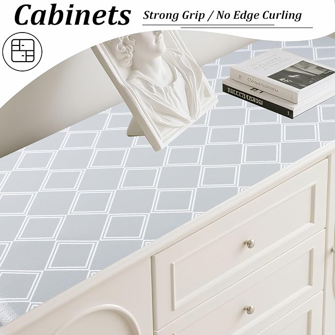 Kitchen Shelf Liner Non Slip 18 Inch X 20 FT Cabinet Liners - Image 7