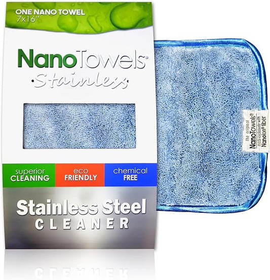 Stainless Steel Cleaner | The Amazing Chemical Free Stainless Steel Cleaning by Nano+Towels