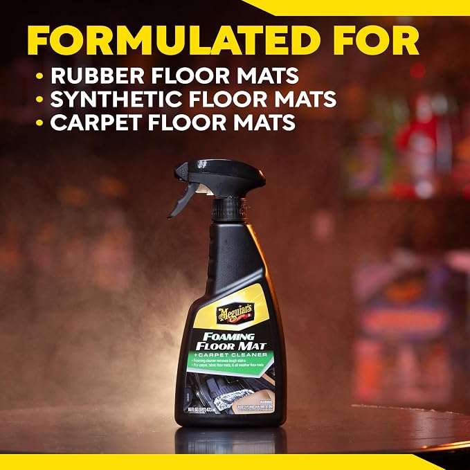 Meguiar's Foaming Floor Mat + Carpet Cleaner, 16oz BT - Image 8