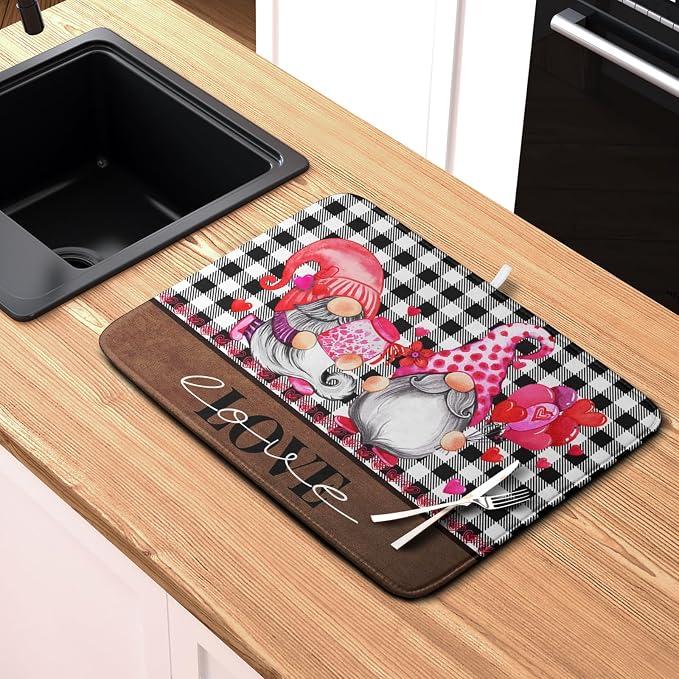 Valentine's Day Dish Drying Mats - Image 6