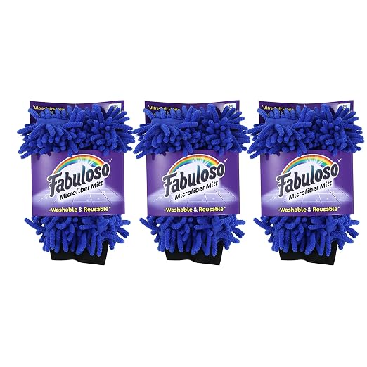 Fabuloso Microfiber Cleaning Mitt Glove, Lint-Free Scratch-Free Dusting and by Colgate-PalmoliveCommercial