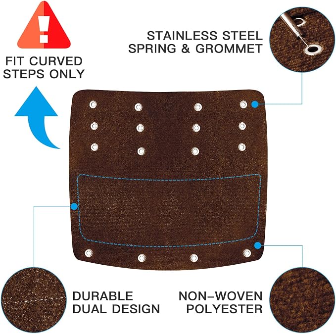 OKBA RV Step Rugs, 22 Inch Camper Step Cover - Image 7