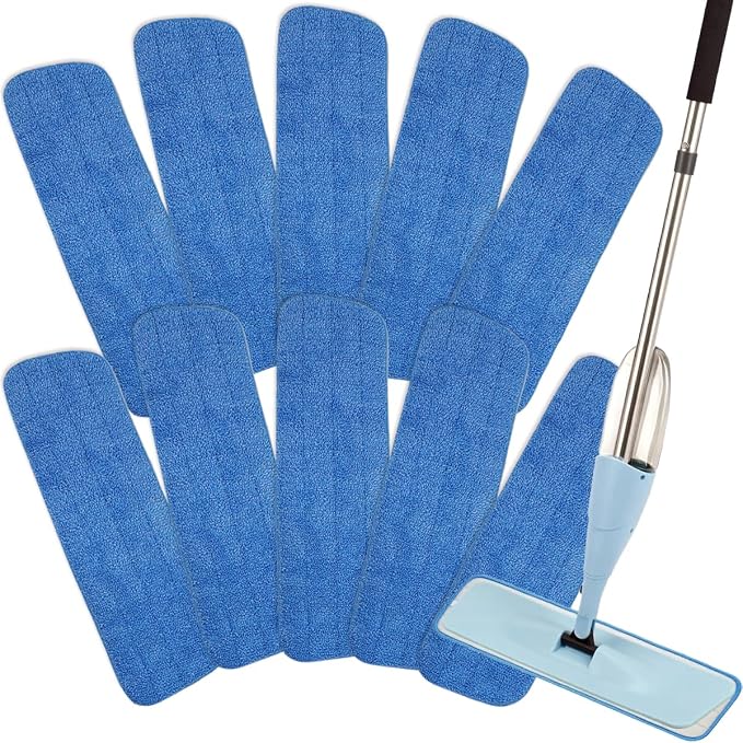 10 Pack Spray Mop Replacement Pads by LOSYHU