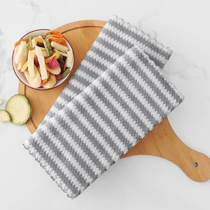 Homaxy Kitchen Towels, Ultra Soft and Absorbent Dish Towels, Reusable Fast - Image 6