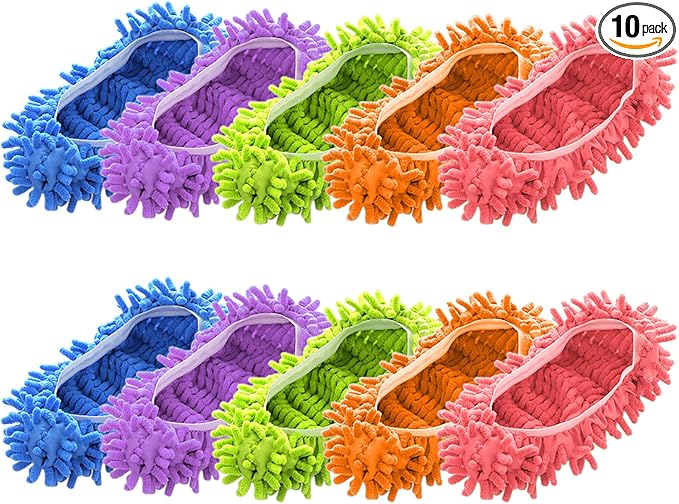 Cosywell 5 Pairs 10 PCS Mop Slippers by Cosywell