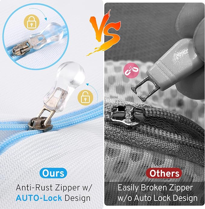 7 Pcs 7 Size Mesh Laundry Bags for Delicates - Image 7
