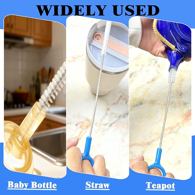 Straw Cleaner Brush Set Multi-Size, Heavy Duty Straw Brush Cleaner - Image 6