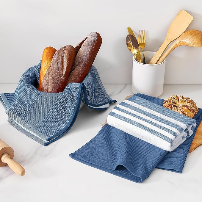 Homaxy Premium Kitchen Towels, Large Cotton 380 GSM Kitchen Hand Towels - Image 6