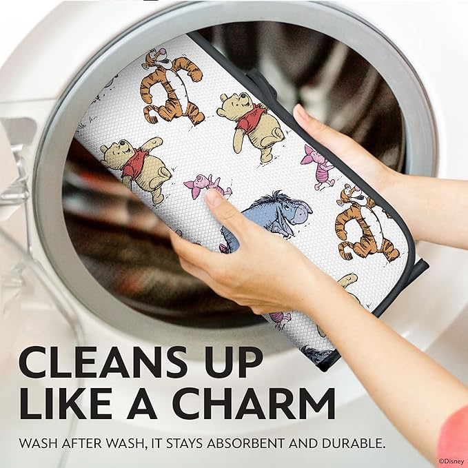 Disney Dish Drying Mats for Kitchen Counter – 16" x 18" Absorbent Kitchen - Image 6