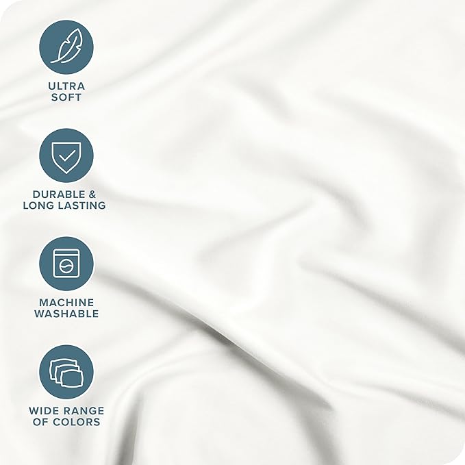 Bare Home Fitted Bottom Sheet California King Size - Premium 1800 Microfiber - Ultra-Soft Hotel Luxury - Deep Pocket - Durable and Long Lasting (Cal King, Cream)