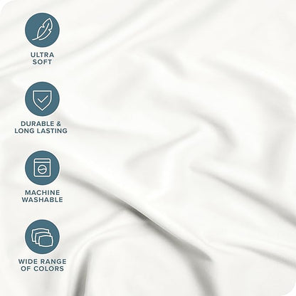 Bare Home Fitted Bottom Sheet California King Size - Premium 1800 Microfiber - Ultra-Soft Hotel Luxury - Deep Pocket - Durable and Long Lasting (Cal King, Cream)