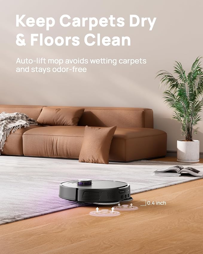 3i P10 Ultra Robot Vacuum and Mop Combo, Extendable Pad - Image 8