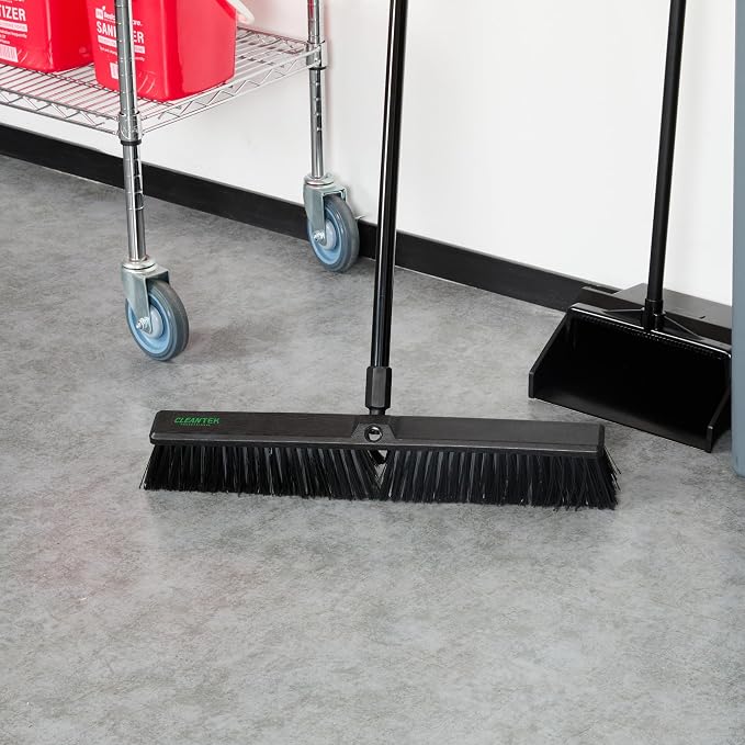 Restaurantware-BROOM HEAD ONLY: Clean Tek Professional 23.62-Inch Push Broom - Image 4