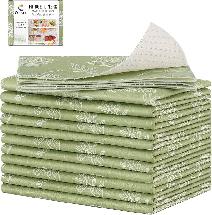 Cooyes Drawer & Shelf Liner for Kitchen Cabinets, Breathable Cloth Material by Cooyes
