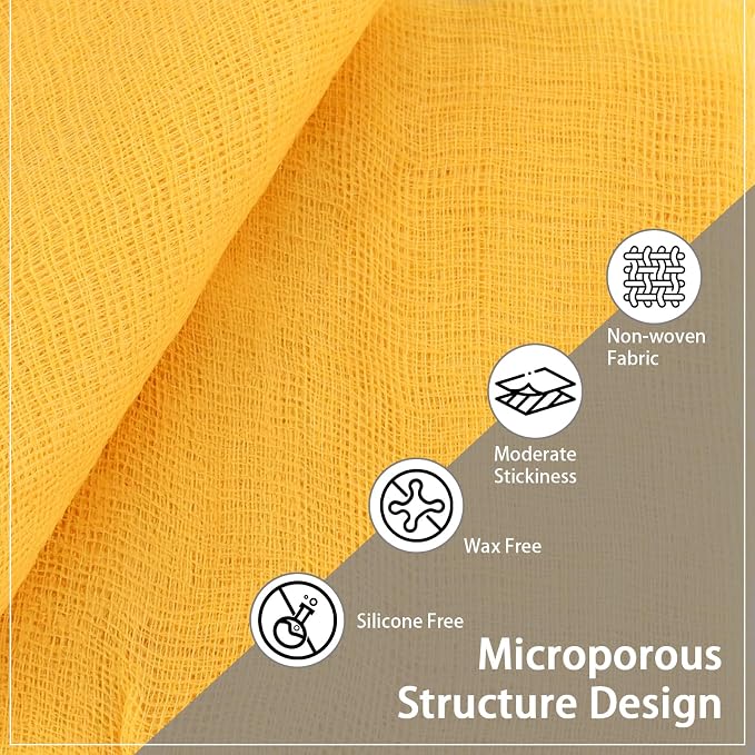 12 Pack Tack Cloths, Tack Rags for Woodworking, 17.7 x 35.4 in Tac Cloth Dust - Image 3