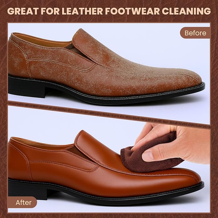 10 Pcs Shine Shoes Cloth Kit Polish Dauber Applicators Cleaning Leather Shoes - Image 4