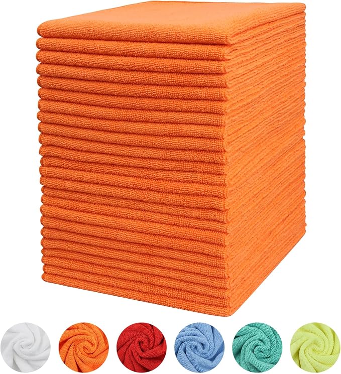 Tricol Clean Microfiber Cleaning Cloth, Lint-Free & Super Absorbent Cleaning by TricolClean