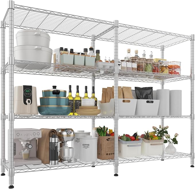 Himimi 4-Tier Adjustable Metal Shelving by Himimi