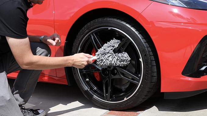 California Car Duster Microfiber Wheel Duster, Soft Microfiber Loop Mop Removes - Image 2