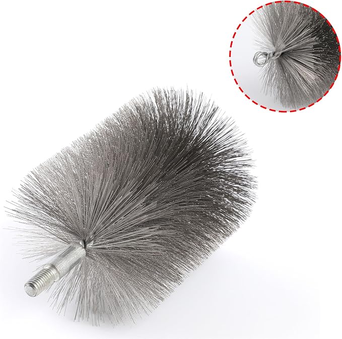 50-inch Long Tent Wood Burning Stove Pipe Cleaning Brush - Image 3