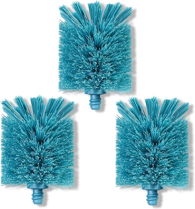 2-in-1 Bottle Brush Refills, Replacement Brush Heads, 3 Pack by Purtribe