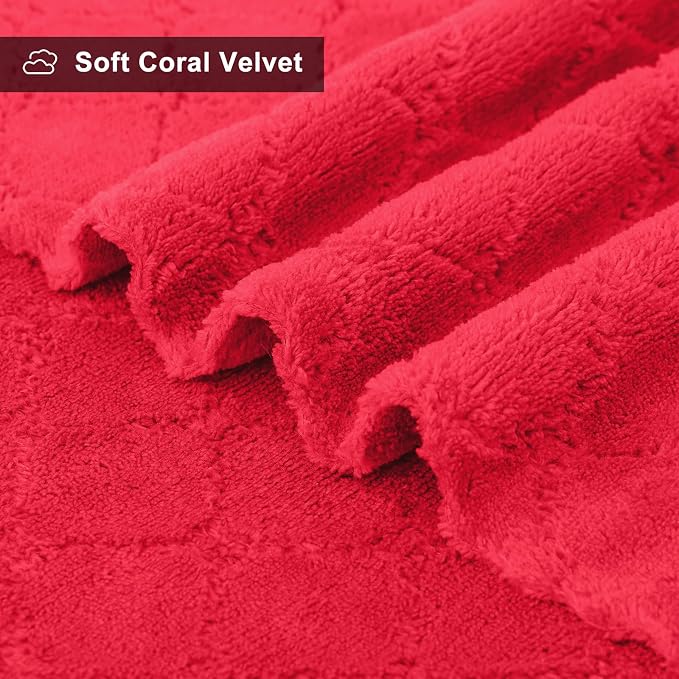 Homaxy 12 Pack Dish Towels for Kitchen, Super Soft and Absorbent Coral Velvet - Image 2