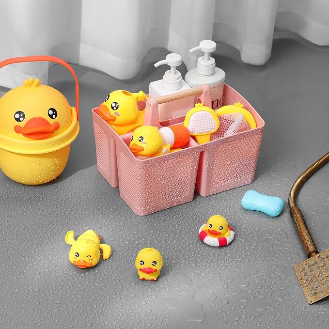 rejomiik Portable Shower Caddy Basket Plastic Cleaning Caddy Organizer Storage - Image 4