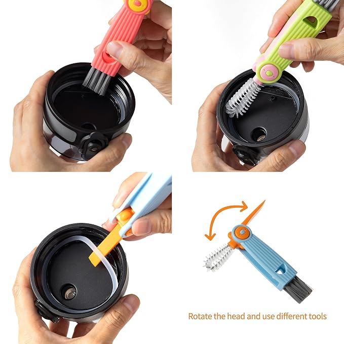 Chemimoso Cup Cleaning Brush, Silicone Baby Bottle Brush - Image 5