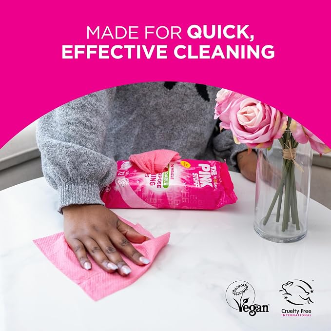 Stardrops The Pink Stuff Miracle Multi-Purpose Cleaning Wipes – 216 Count – - Image 4