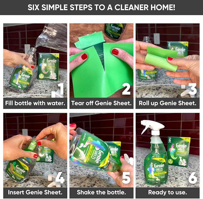 Genie Sheets All Purpose Cleaner | 1 Bottle - Image 2