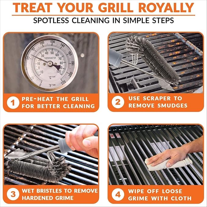 Grill Brush and Scraper-Best BBQ Brush - Image 6