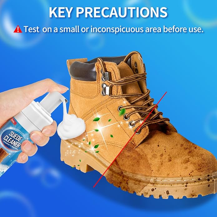 Suede Shoe Cleaner, 6.76 fl oz Suede and Nubuck Cleaning Kit - Image 6