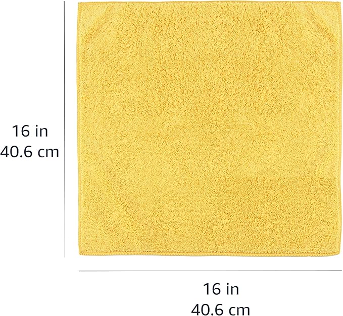 Amazon Basics Microfiber Car Drying Towels, Highly Absorbent, Lint Free - Image 5