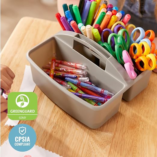 ECR4Kids 3-Compartment Storage Caddy, Storage Organizer, Contemporary - Image 6