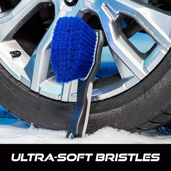 VIKING Wheel Brush for Rims, Cleaning Brush for Tires, 10.3 x 3.3 x 3.8 Inch - Image 4