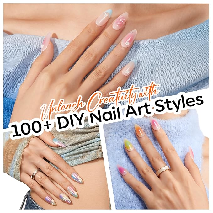 Modelones 150pcs Nail Sponges for Ombre, Nail Art Sponge - Image 6