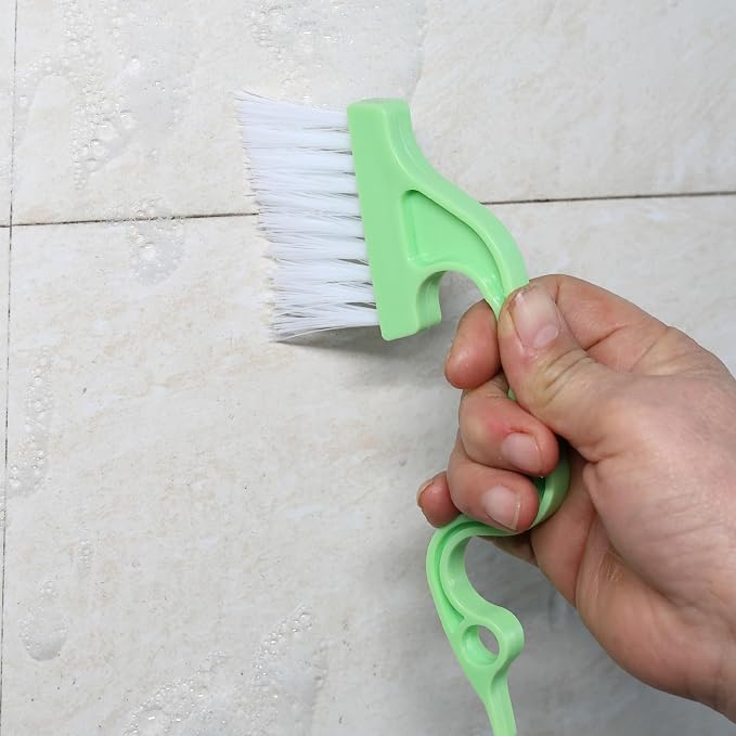 Slick- Window Track Cleaning Brush, 3 Pack, Ergonomic Handle, Built-in Scraper - Image 8