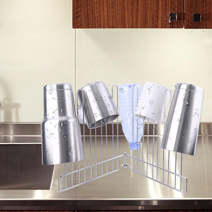 Reusable Drying Rack, Foldable Freezer Bag Dryer, SUS304 Stainless Steel Stand - Image 6