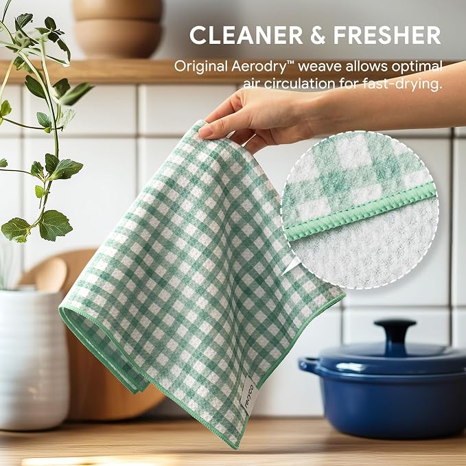 RECYCO Waffle Kitchen Towel Set of 2 - Image 5