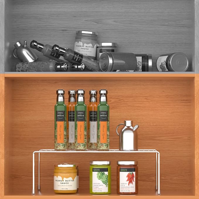 iPEGTOP Large Kitchen Freezer Cabinet Organizer Shelf - Image 6