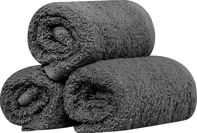 Utopia Towels Kitchen Bar Mops Towels, 100% Cotton Super Absorbent Grey - Image 5